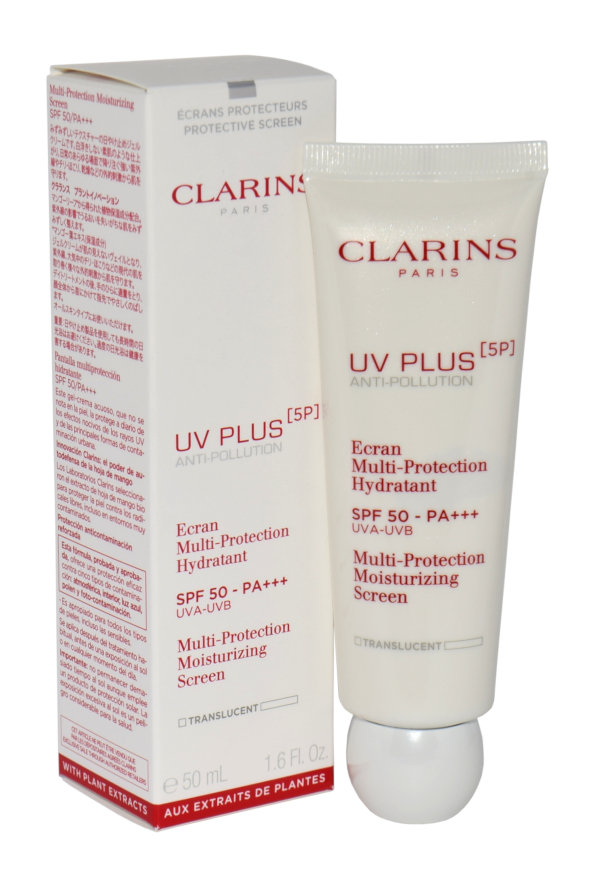 Clarins UV Plus Anti-Pollution Multi-Protection Moisturizing Screen nawilżający fluid ochronny o działaniu nawilżającym 50 ml