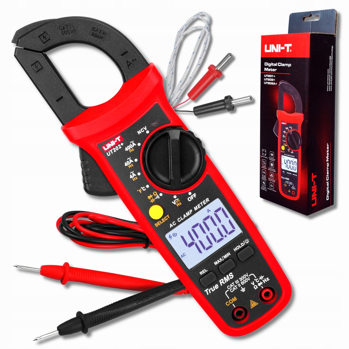 Miernik cęgowy UNI-T UT202+.