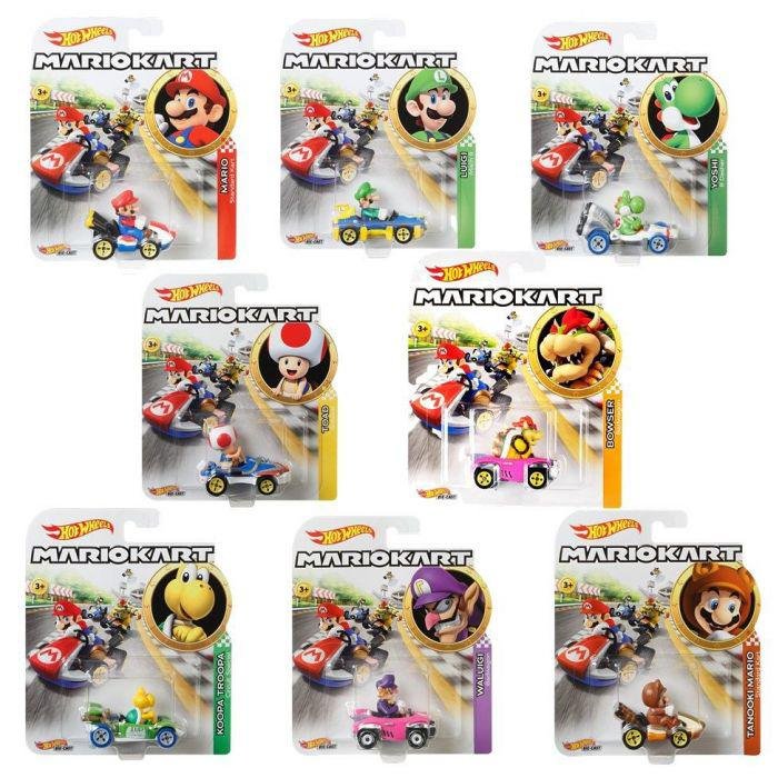 Mattel HW MARIO KART SAMOCHODZIK AST GBG25 WB8 GBG25