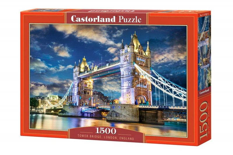 Castorland Puzzle 1500 Tower Bridge, London, England CASTOR -