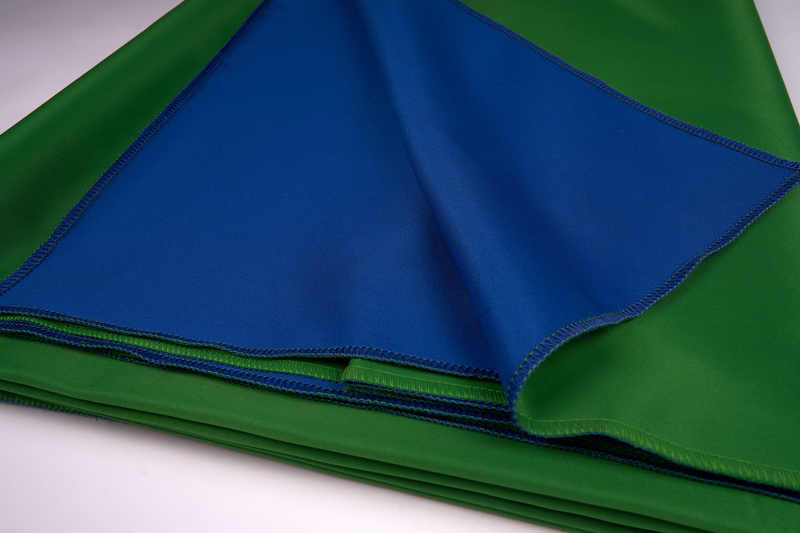 Prostuff dwustrone tło materiałowe niebieskie / zielone