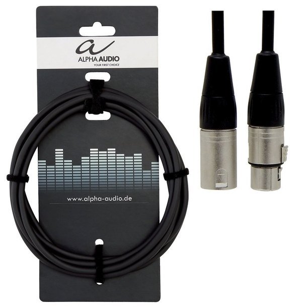 Alpha Audio Mikrofon Alpha audio 190545 Pro Line przewód o długości 3 m, XLR) 190545