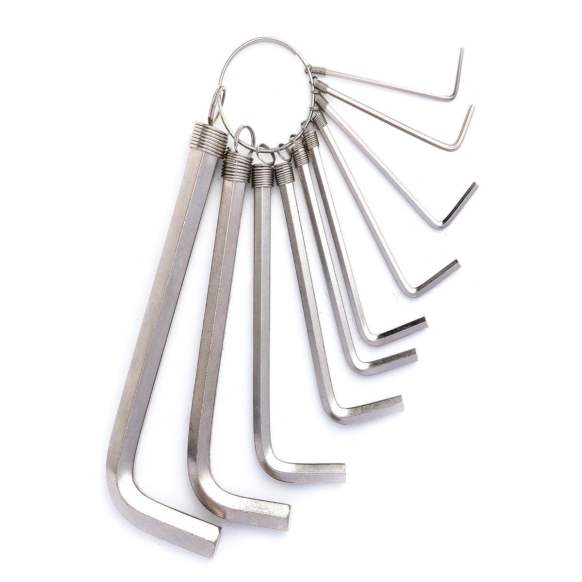 Deli Tools Zestaw kluczy imbusowych Deli Tools EDL3100 1.5-10mm srebrny)