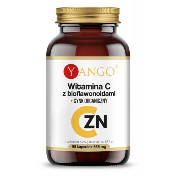 YANGO Yango Witamina C z bioflawonoidami i cynk 90 k YA0589