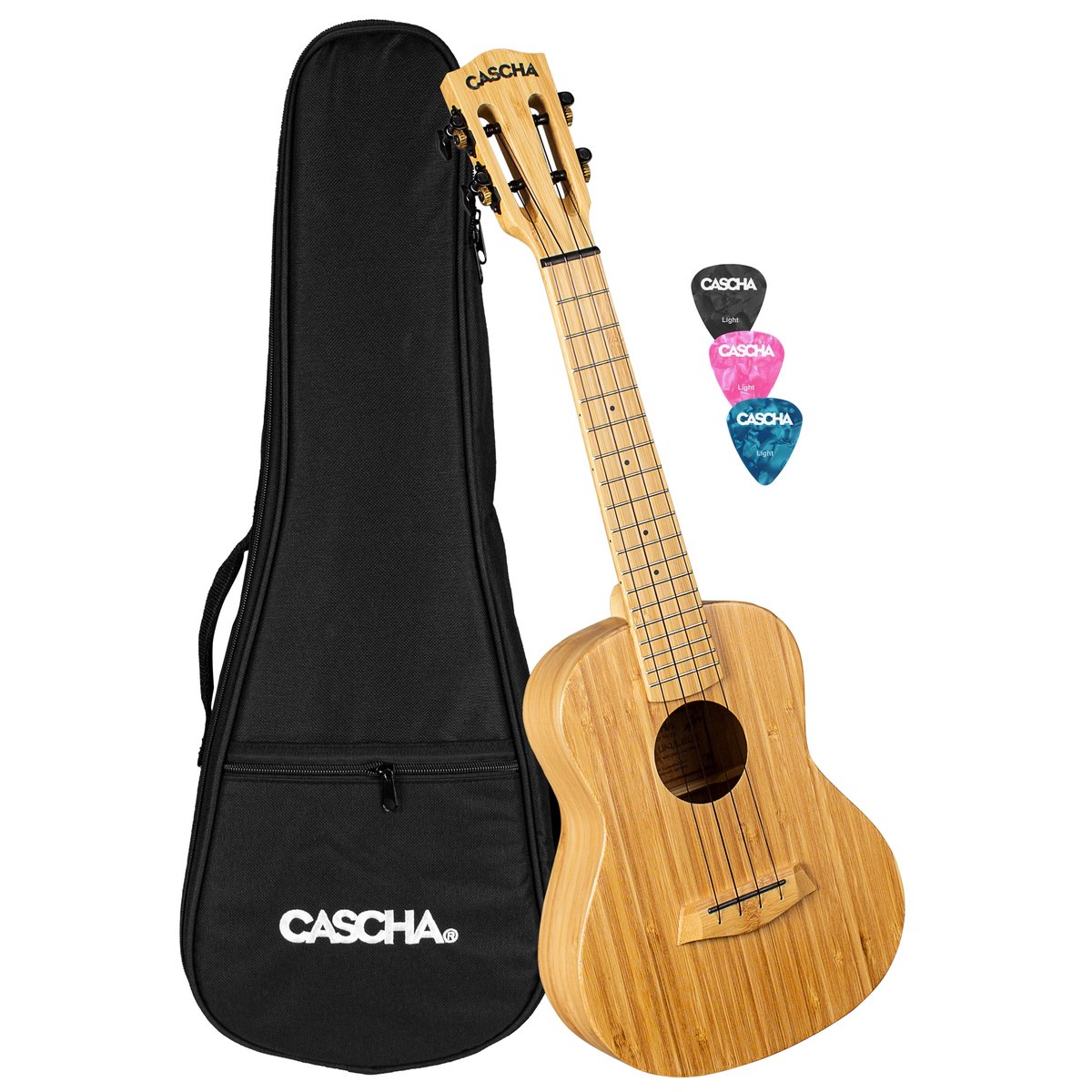 'Cascha Concert Bamboo Natural - Ukulele Koncertowe Hh-2313'