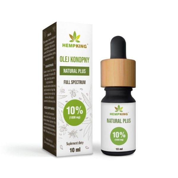 HempKing Olej CBD 10% Natural Plus (1000mg)  10ml