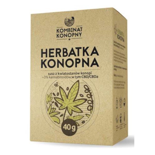 KOMBINAT KONOPNY Kombinat Konopny Herbatka Konopna 40 g KK9045