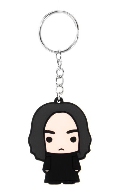 Brelok do kluczy Harry Potter Severus Snape gumowa zawieszka na prezent dla dzieci