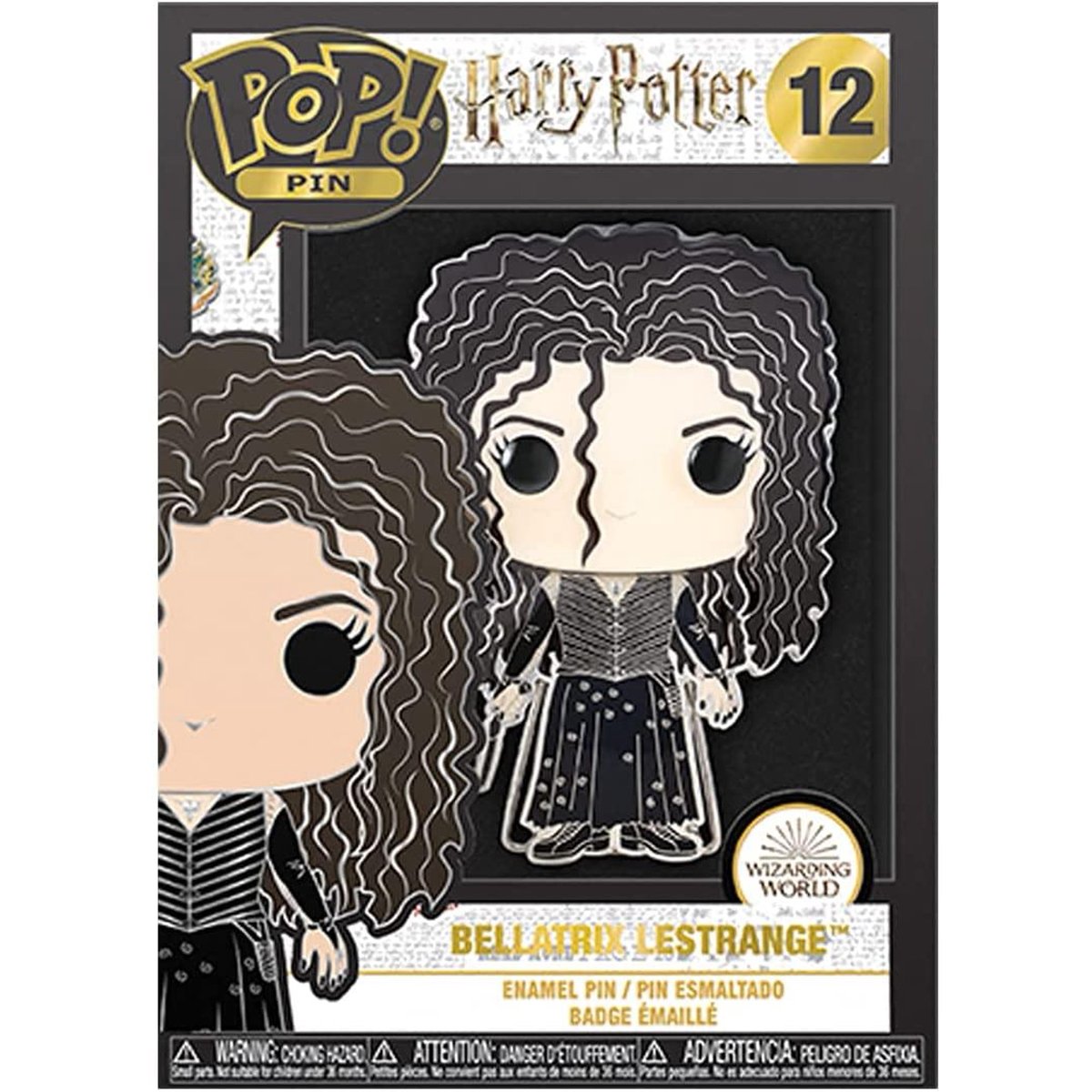 Funko POP! Pin, przypinka, Harry Potter, Bellatrix Lestrange, 12