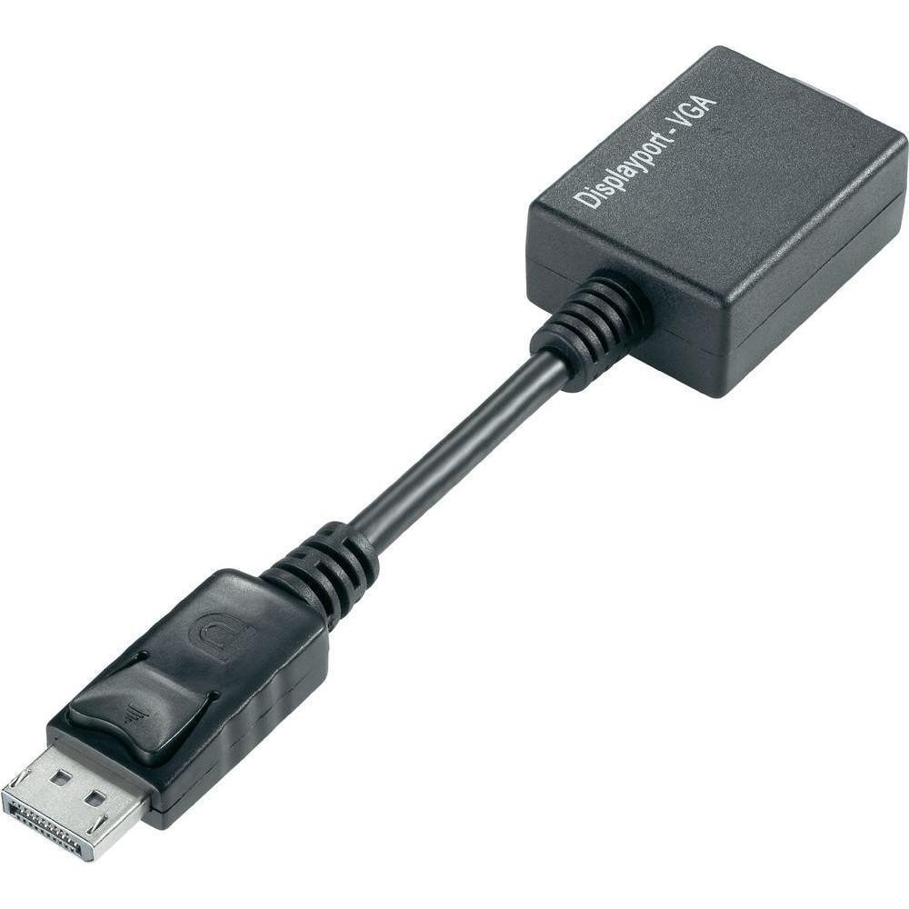 Techly Kabel adapter Techly P-DSP250 DisplayPort na VGA 0,15m aktywny czarny 325325