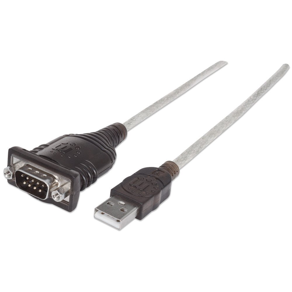 Zdjęcia - Kabel MANHATTAN  adapter  USB/COM RS232 0,45m 