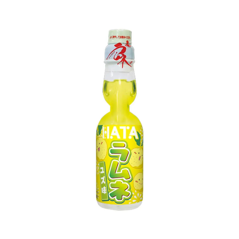 Japońska Kultowa Lemoniada Ramune o Smaku Yuzu [Opakowanie typu Codd] 