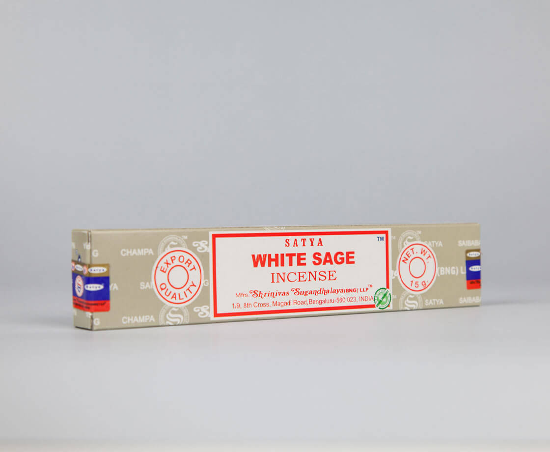 Satya Kadzidełka Biała Szałwia Californian White Sage Satya 15gx12szt. D5DC-666F4_20180405111744