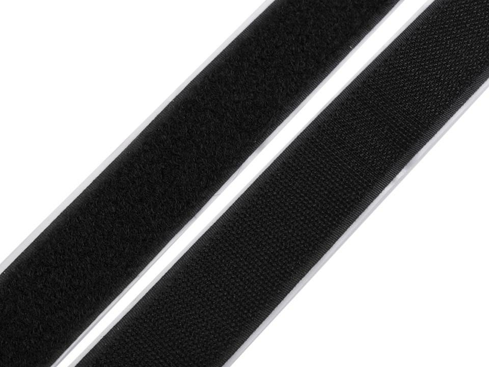 kufer-pasmanteria.pl Rzep 30 mm (25 mb) Czarny Haczyk 19111000_20220213113709