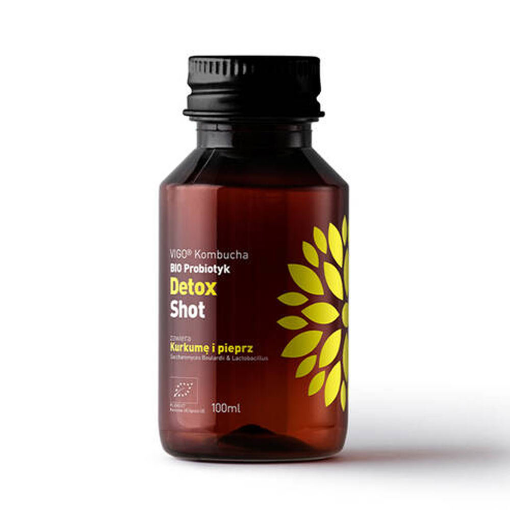 Bio Brak Kombucha Probiotyk Detoks Shot 100ml Vigo