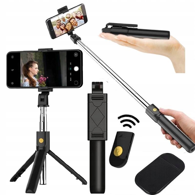 Kijek do Selfie Tripod Uchwyt 4w1 Pilot / Biuro Ochrony Smartfona