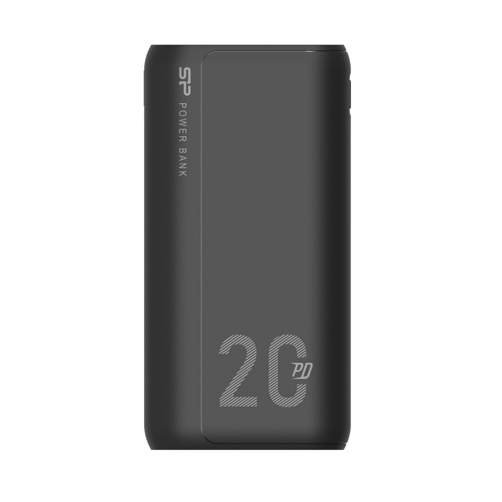 Silicon Power Powerbank QS15 20000mAh 1x USB-C, 2x USB-A, czarny SP20KMAPBKQS150K