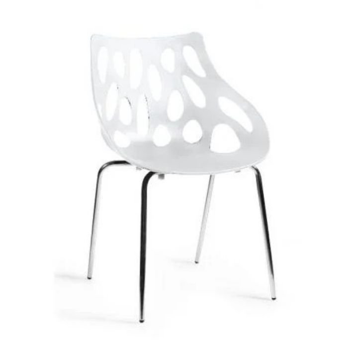 UniqueMeble Krzesło do jadalni, salonu, nowoczesne, area, biały