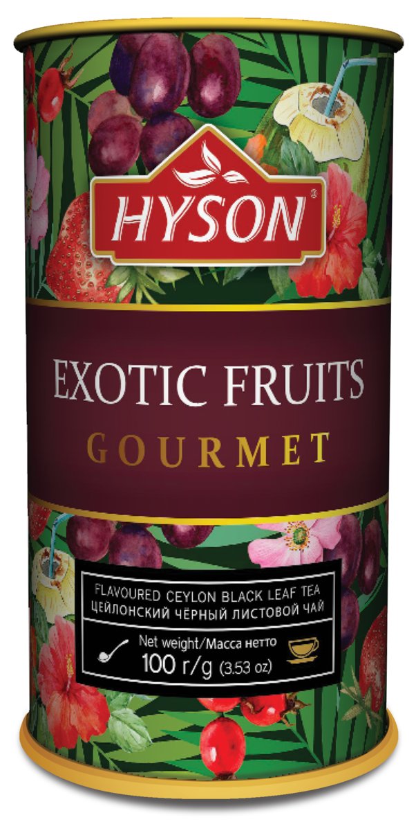 HYSON TEA (PVT) LTD, SRI LANKA Hyson Herbata Czarna Egzotyczne Owoce duże liście 100g (OPA) BLACK TEA OPA EXOTIC FRUIT BIG LEAF HYSON-03-5