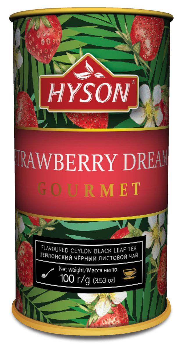 HYSON TEA (PVT) LTD, SRI LANKA Hyson Herbata Czarna Truskawkowy Sen duże liście 100g (OPA) BLACK TEA OPA STRAWBERRY DREAM BIG LEAF HYSON-03-3