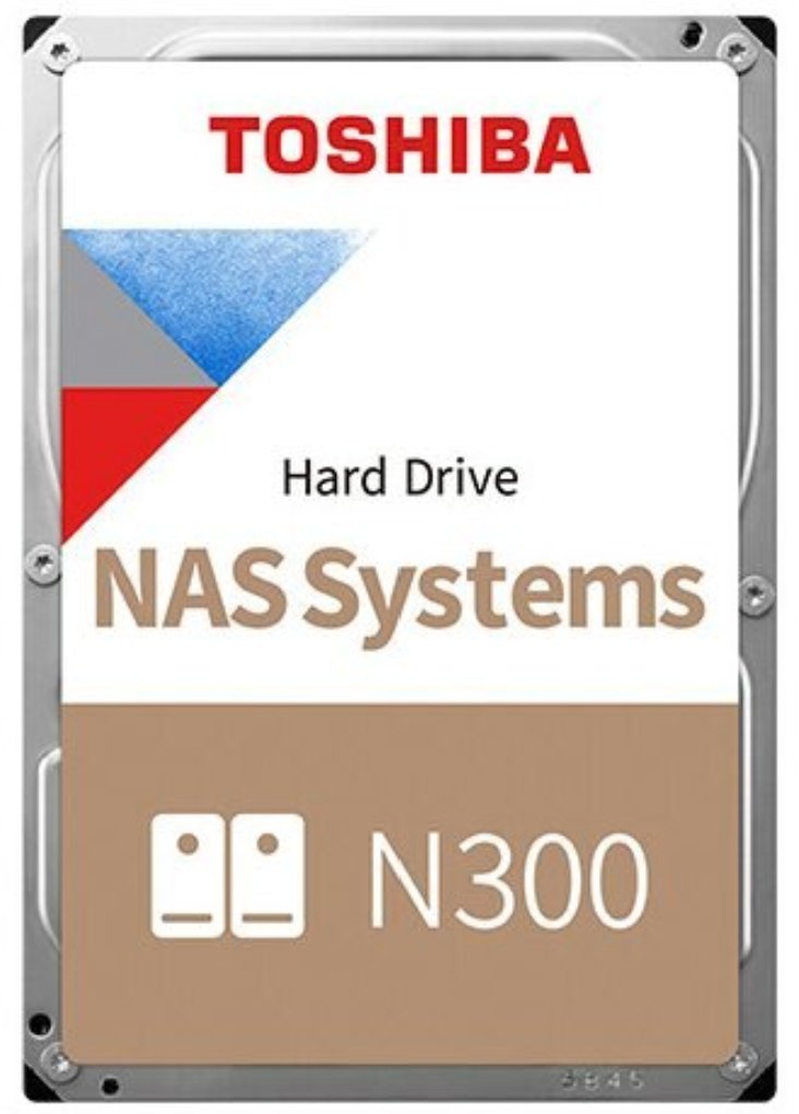 Toshiba Dysk N300 HDWG11AUZSVA 3,5 10TB SATA 256MB NAS BULK