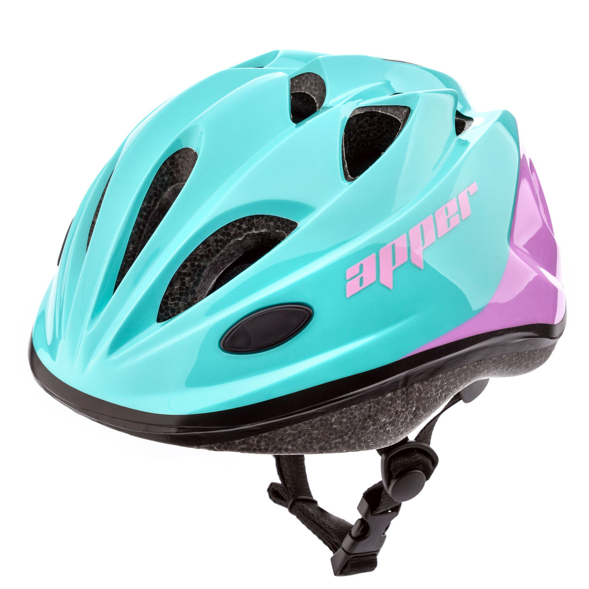 Meteor KASK ROWEROWY KS07 APPER mint/pink S# 48-52 24827-1487