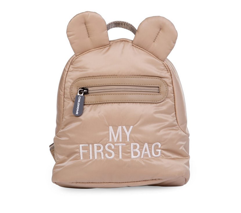 Childhome Plecak dziecięcy My first bag Pikowany Beżowy