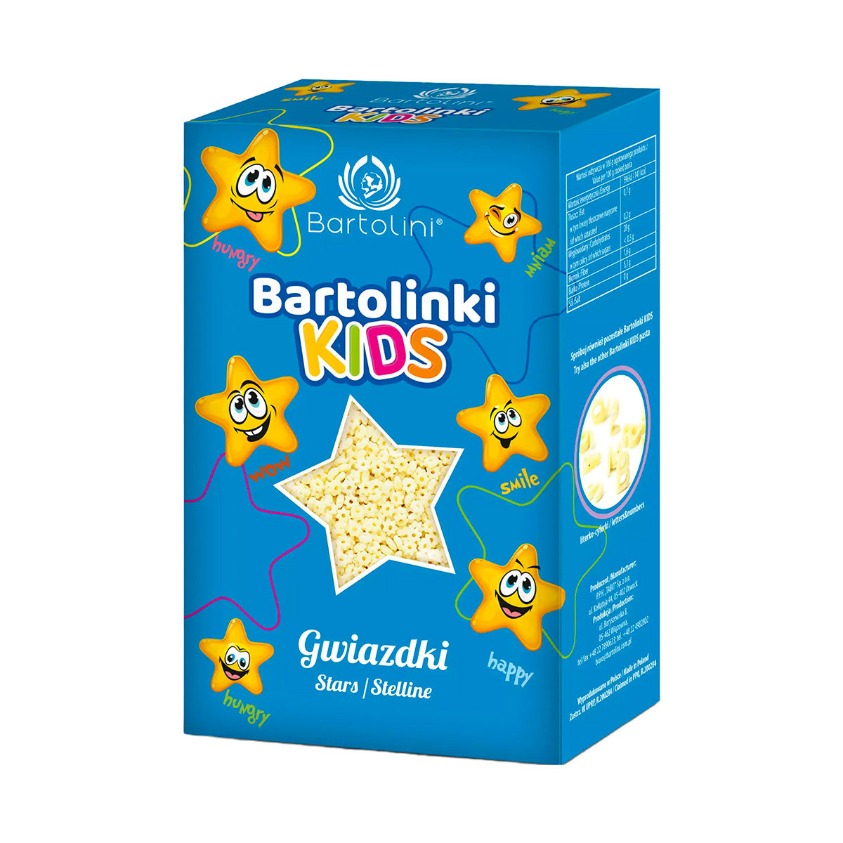 BARTOLINI Makaron dla dzieci Gwiazdki 250 g