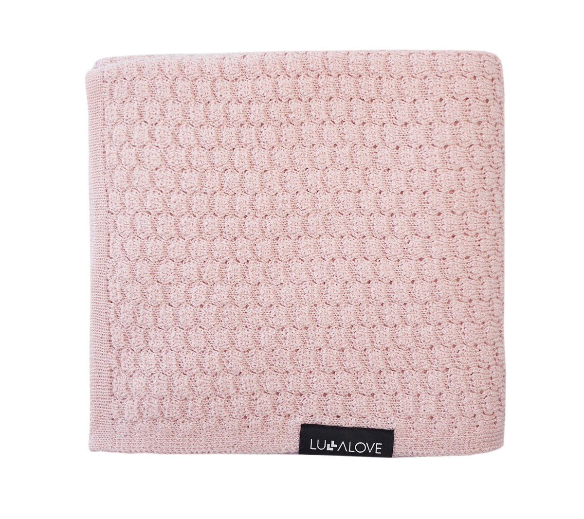 Lullalove Kocyk/otulacz merino PREMIUM - pudrowy róż 69843-uniw