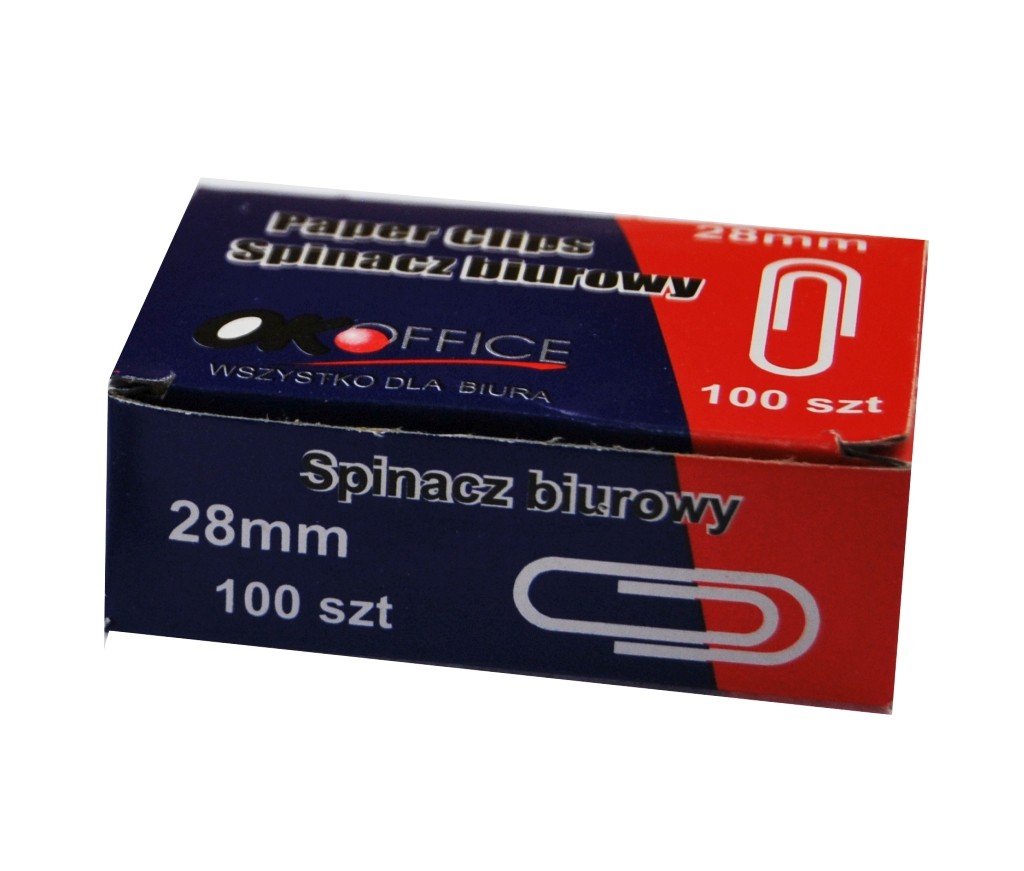 FHU SDM Marcin Rączy Spinacz biurowy 28mm (100 sztuk)