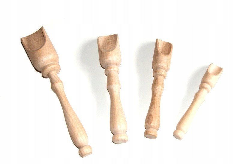 Czerpak szufelka Do Przypraw Z Rączką 4 Szt Zestaw