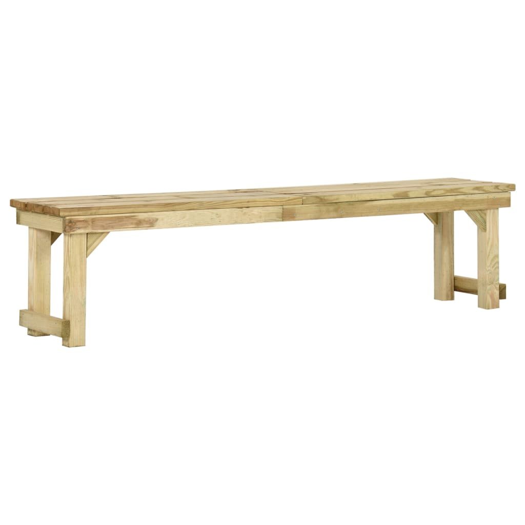vidaXL Ławka ogrodowa, 180 cm, impregnowane drewno sosnowe