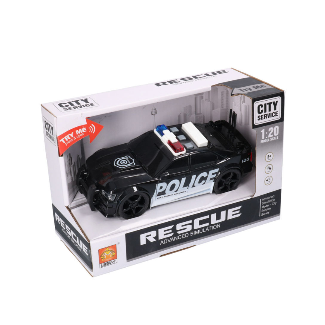 GAZELO Auto Policja światło, dźwięk G122754