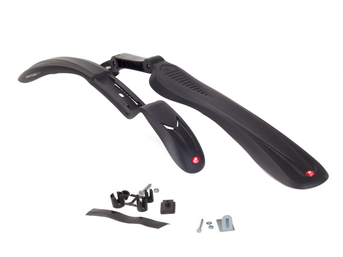 Błotnik 24/26 MTB plast. RAPTOR SDE czarny et/logo ROMET