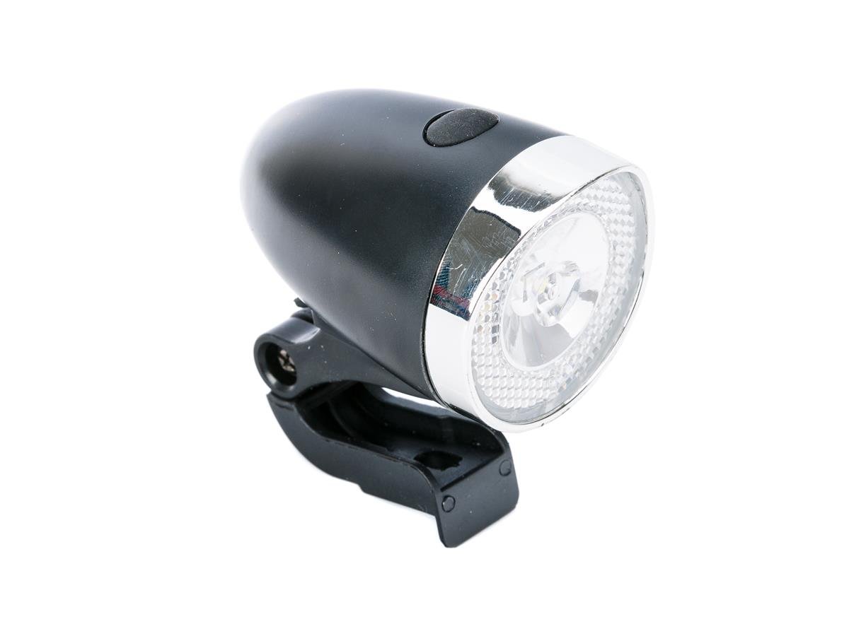 Romet Lampka przednia /bateryjna/ JY-597H 1LED 20lm,+ baterie AA, biała