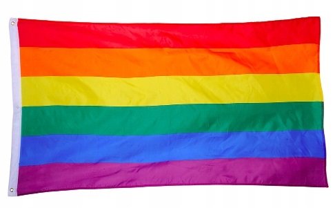 Flaga Tęczowa LGBT Równość Tęcza 150x90 cm