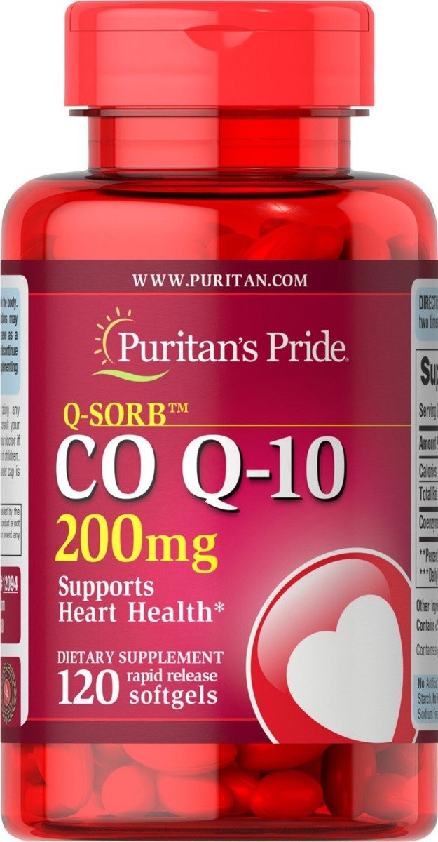 Puritan's Pride, koenzym Q10, 200 mg, 120 kapsułek