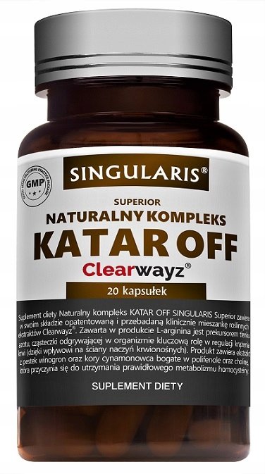 SINGULARIS SINGULARIS Katar Off Naturalny Kompleks, 20 kapsułek