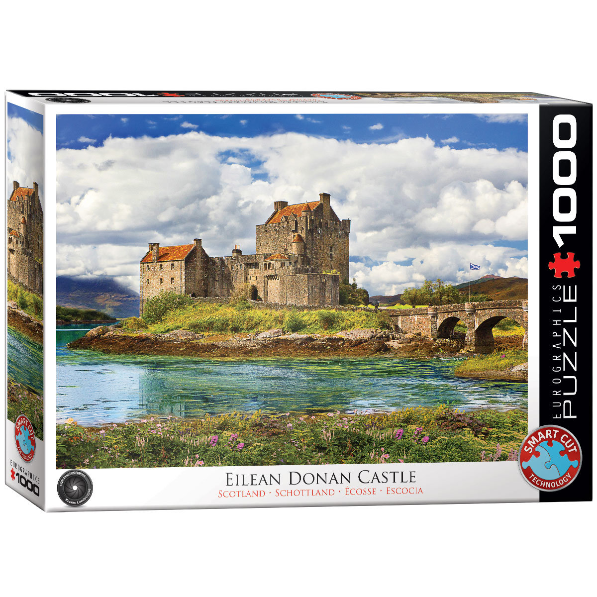 Puzzle 1000 Szkocja Zamek Eilean Donan Nowa