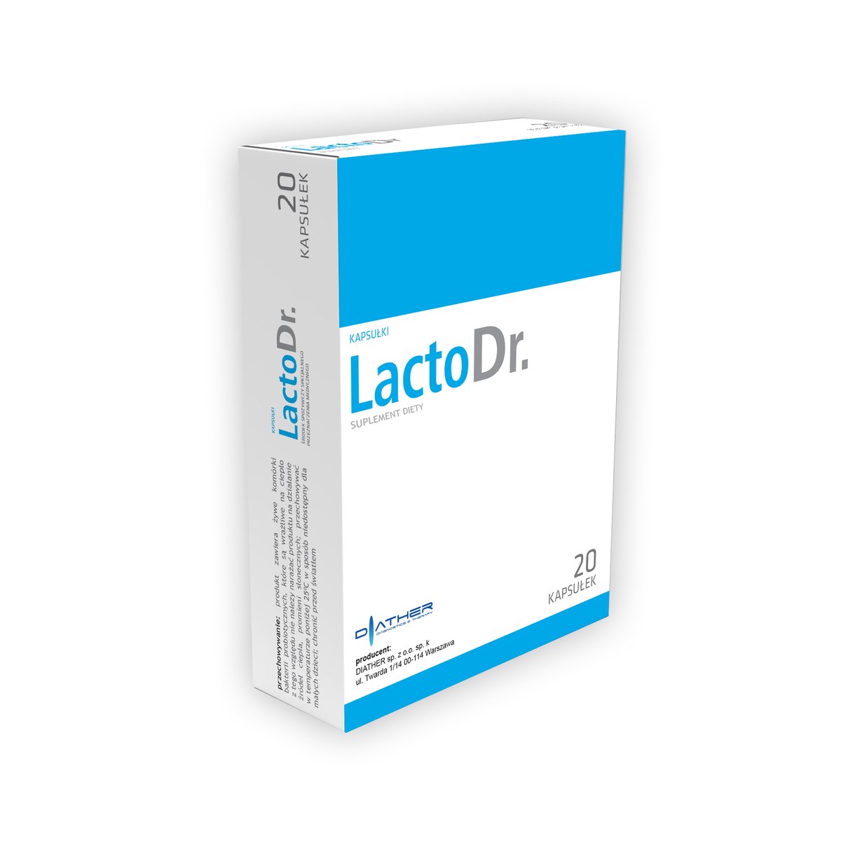 LactoDr.20 kapsułek probiotyk GG (ATCC 53103)