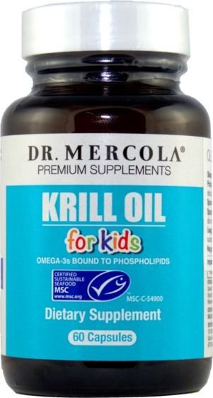 Dr Mercola Olej z kryla dla dzieci DR MERCOLA 60 kapsułek CE2E-70028