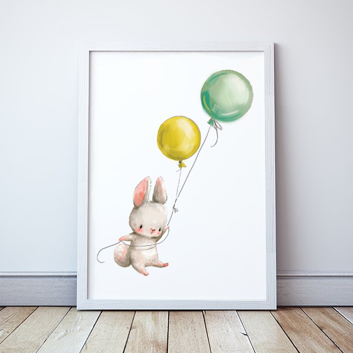 Plakat Króliczek Miluś format A4