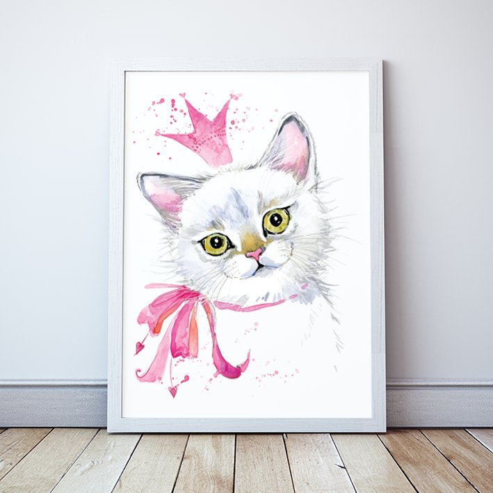 Plakat z kotkiem Sweet CAT format A4