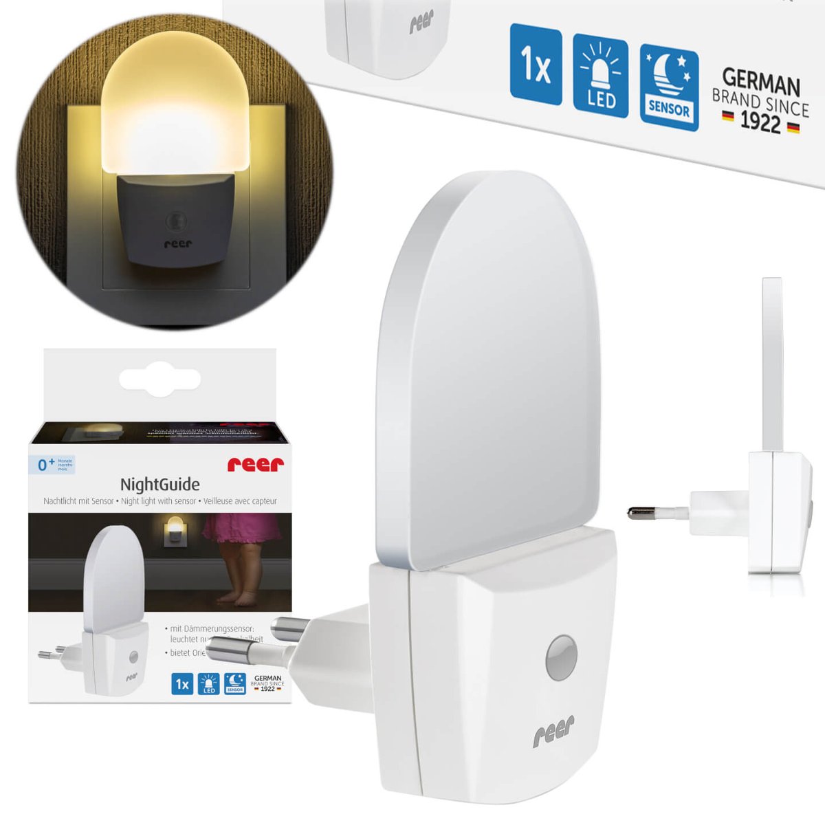 Lampka LED do kontaktu czujnik zmierzchu REER