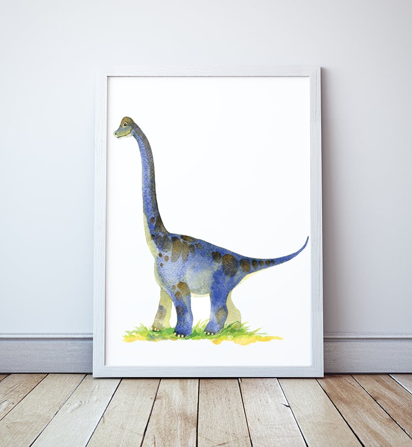 Plakat z Dinozaurem, Dino 1 format A4