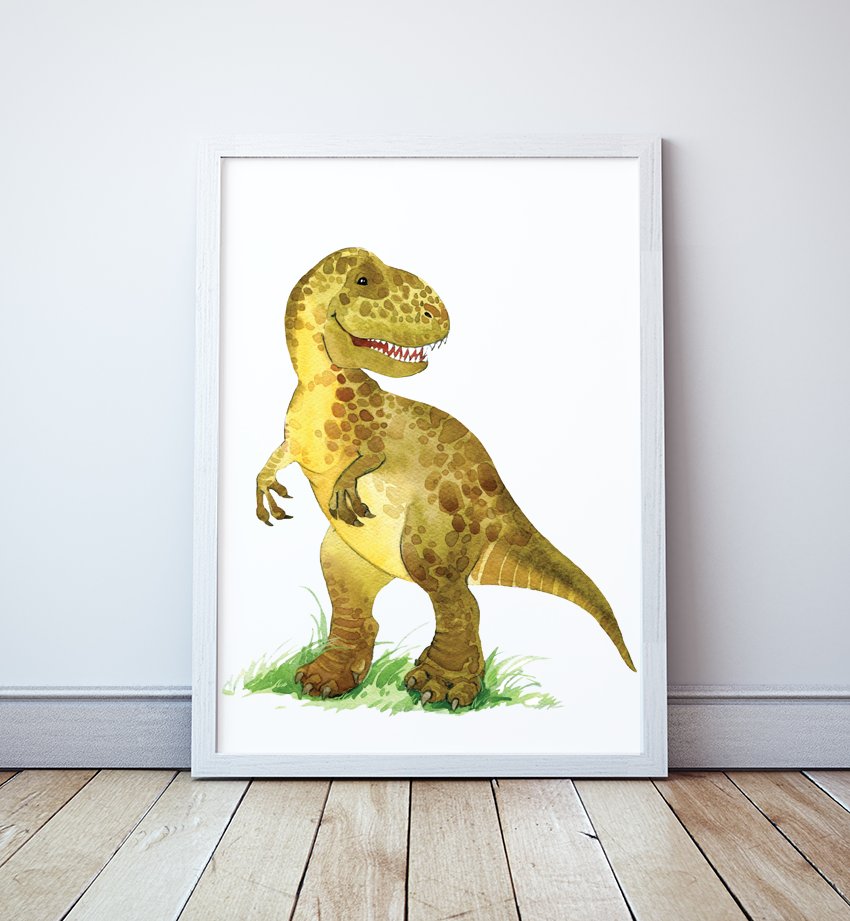 Plakat z Dinozaurem, Dino 2 format A4