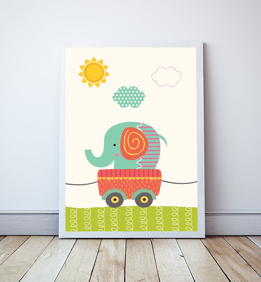 Plakat Ciuchcia 2 format A4