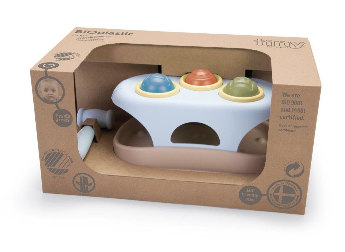 DANTOY BIO TINY przebijanka z kulkami i młotkiem 10+ m-cy 6040