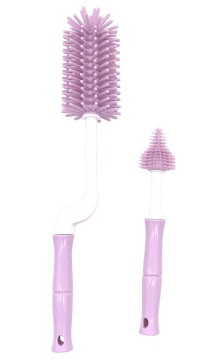 Bo Jungle szczotki do butelek B Bottle Brush Set Pink