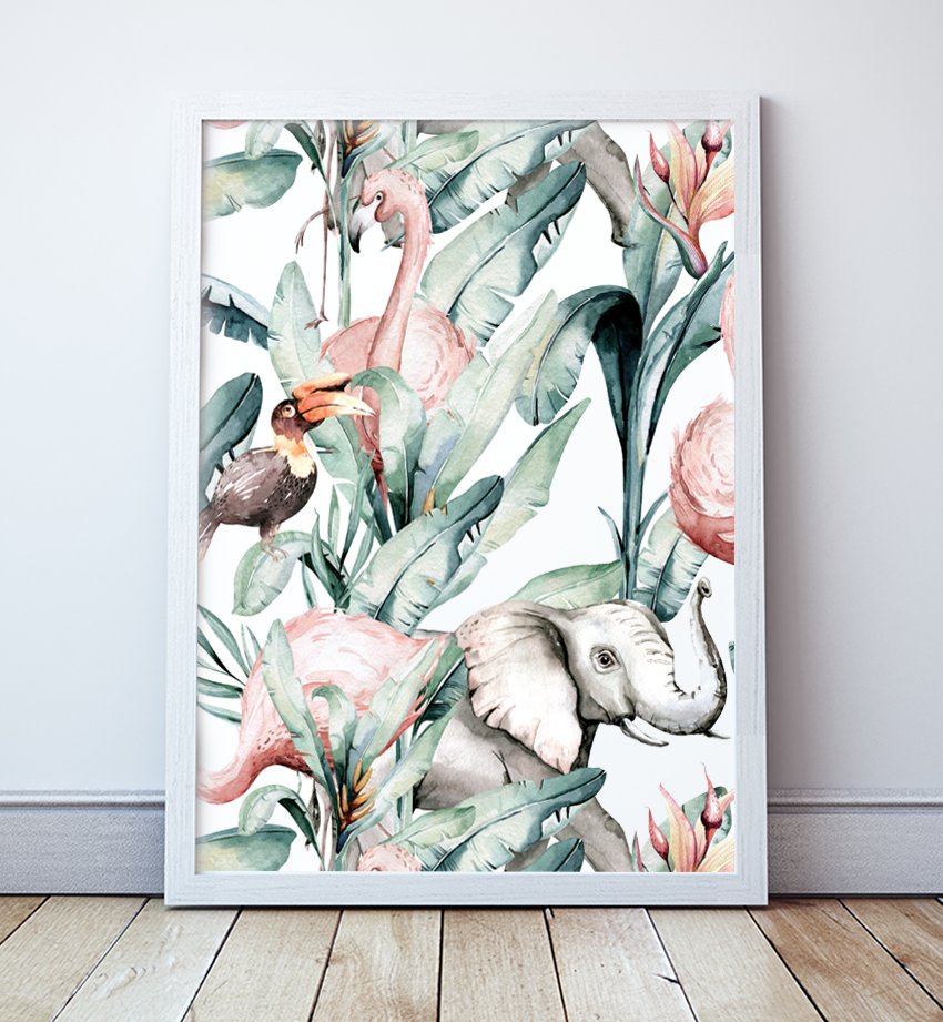 Plakat Safari format A4